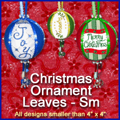 A Christmas Ornament Leaves Design Pack