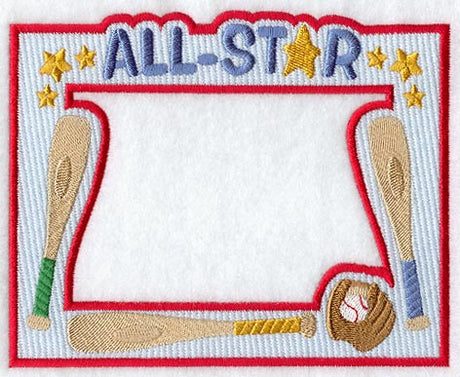 Baseball Photo Frame (In-the-Hoop)