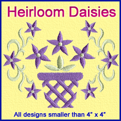 A Heirloom Daisies Design Pack