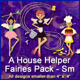 A House Helper Fairies Design Pack