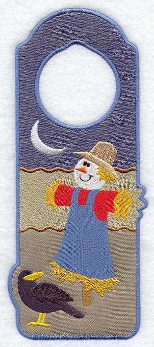 Scarecrow Door Hanger (In-the-Hoop)