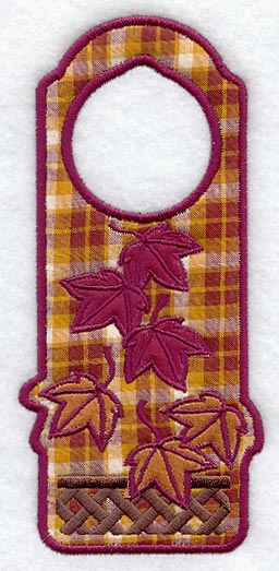 Maple Leaves Door Hanger (In-the-Hoop)