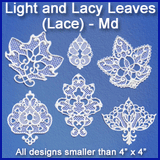 A Light and Lacy Leaves (Lace) Design Pack