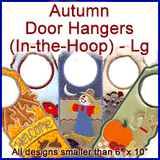 A Autumn Door Hangers (In-the-Hoop) Design Pack