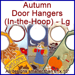 A Autumn Door Hangers (In-the-Hoop) Design Pack