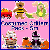 A Costumed Critters Design Pack