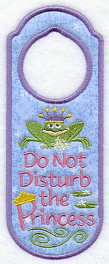 Princess and Frog Door Hanger (In-the-Hoop)