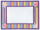 Bold Flowers Photo Frame (In-the-Hoop)