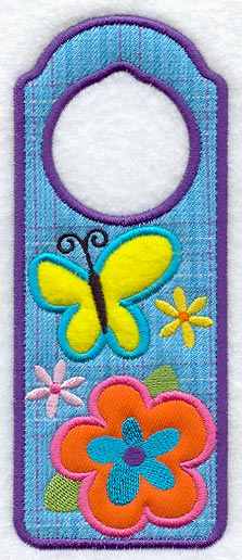 Bold Flowers Door Hanger (In-the-Hoop)