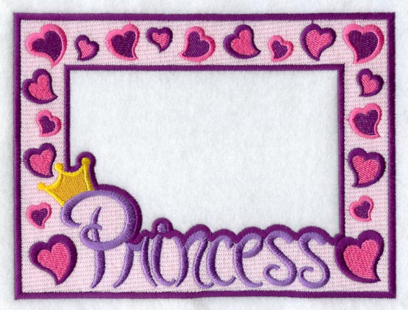 Princess Photo Frame (In-the-Hoop)