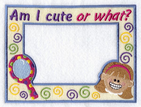 Too Cute Photo Frame (In-the-Hoop)