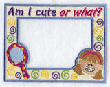 Too Cute Photo Frame (In-the-Hoop)