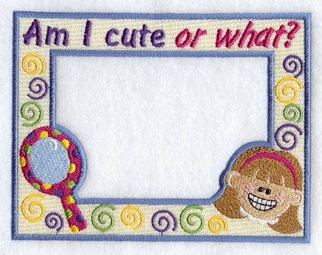 Too Cute Photo Frame (In-the-Hoop)