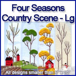 A Country Panel Scenes Design Pack – Embroidery Library