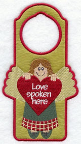 Love Spoken Here Door Hanger (In-the-Hoop)