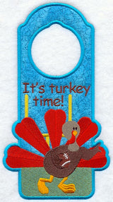 Turkey Time Door Hanger (In-the-Hoop)