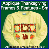 A Thanksgiving Frames Design Pack (Applique)