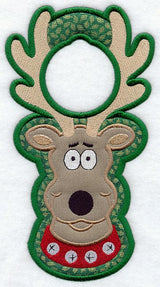 Reindeer Door Hanger (In-the-Hoop)