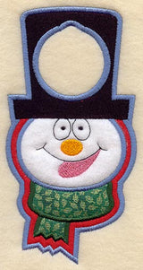Snowman Door Hanger (In-the-Hoop)