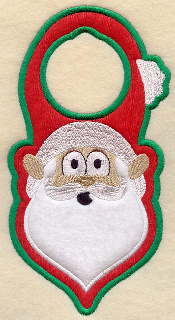 Santa Door Hanger (In-the-Hoop)
