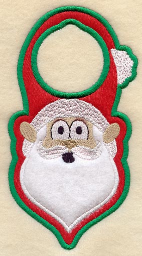 Santa Door Hanger (In-the-Hoop)