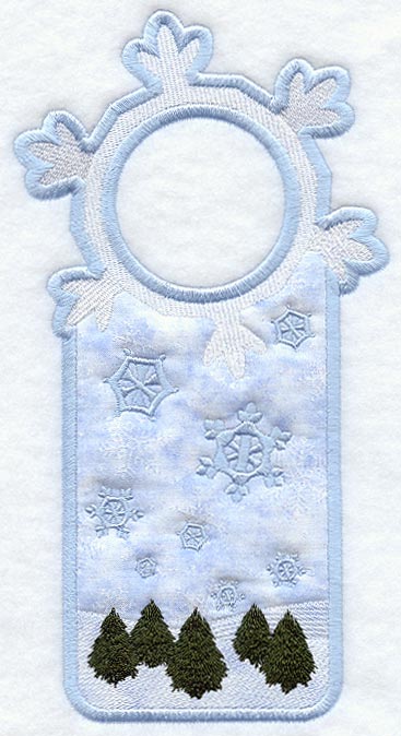 Snowflakes Door Hanger (In-the-Hoop)