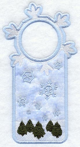 Snowflakes Door Hanger (In-the-Hoop)