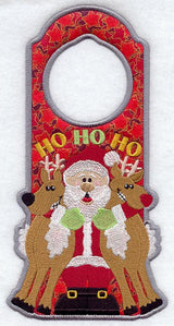 Ho Ho Ho Door Hanger (In-the-Hoop)