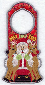 Ho Ho Ho Door Hanger (In-the-Hoop)