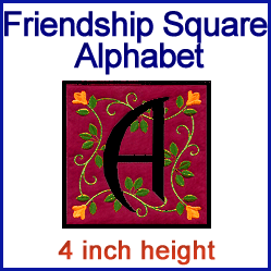 A Friendship Square Alphabet Design Pack
