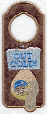 Out Cold! Door Hanger (In-the-Hoop)