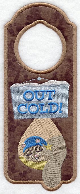 Out Cold! Door Hanger (In-the-Hoop)