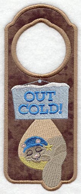 Out Cold! Door Hanger (In-the-Hoop)
