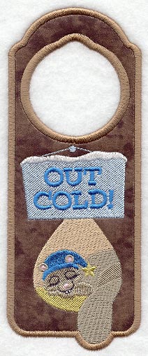 Out Cold! Door Hanger (In-the-Hoop)