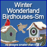 A Winter Wonderland Birdhouses Design Pack
