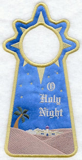 O Holy Night Door Hanger (In-the-Hoop)