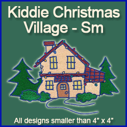 A Kiddie Christmas Village Design Pack