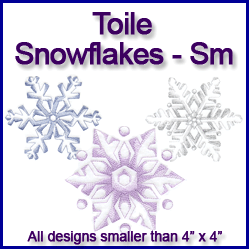 A Toile Snowflakes Design Pack