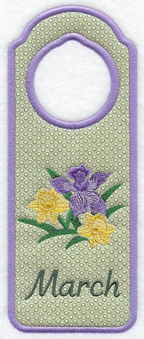March Door Hanger (In-the-Hoop)