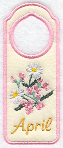 April Door Hanger (In-the-Hoop)