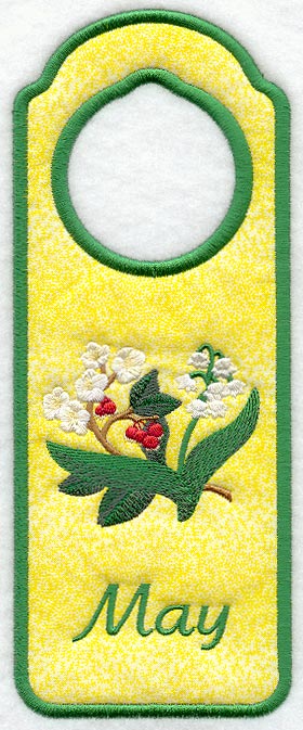 May Door Hanger (In-the-Hoop)