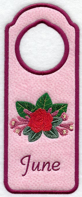 June Door Hanger (In-the-Hoop)