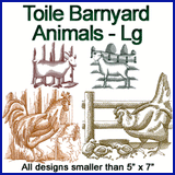 A Toile Barnyard Animals Design Pack