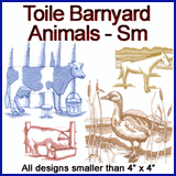 A Toile Barnyard Animals Design Pack