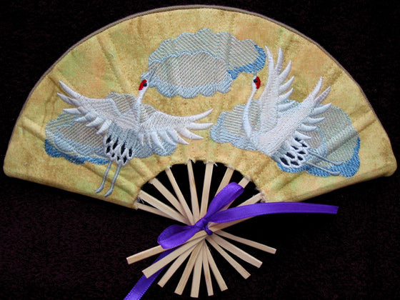 Cranes Fan (In-the-Hoop)