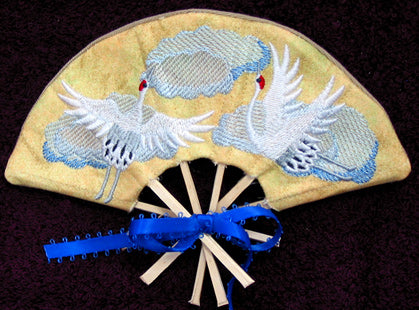 Cranes Fan (In-the-Hoop)