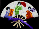 Geisha Trio Fan (In-the-Hoop)