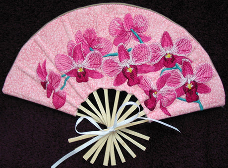 Orchid Fan (In-the-Hoop)