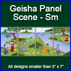 A Geisha Panel Scene Design Pack