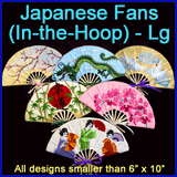 A Japanese Fans (In-the-Hoop) Design Pack